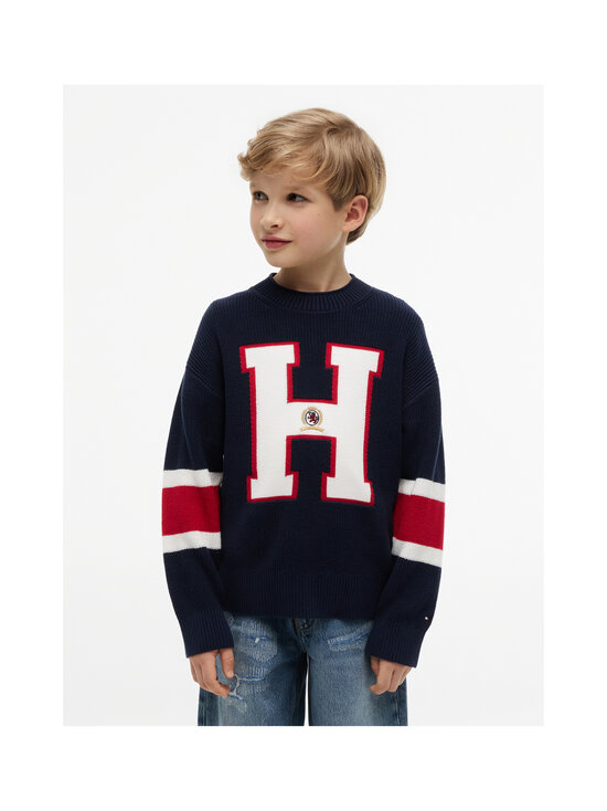Tommy Hilfiger - Graphic adīts džemperis - C1G DARK NIGHT NAVY | Stockmann - photo 2