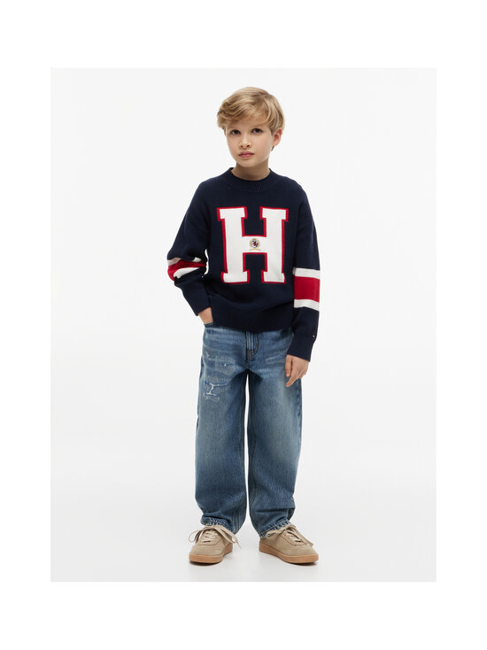Tommy Hilfiger - Graphic adīts džemperis - C1G DARK NIGHT NAVY | Stockmann - photo 4