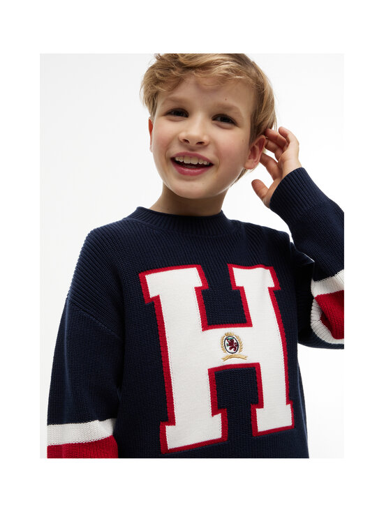 Tommy Hilfiger - Graphic adīts džemperis - C1G DARK NIGHT NAVY | Stockmann - photo 5