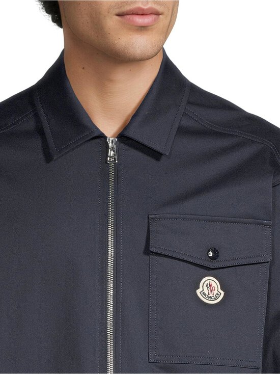 Moncler - Vetoketjullinen kauluspaita - 781 NAVY | Stockmann - photo 4