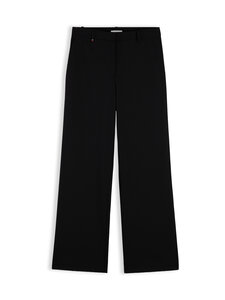Tommy Hilfiger - Viscose Blend Straight -housut - BDS BLACK | Stockmann
