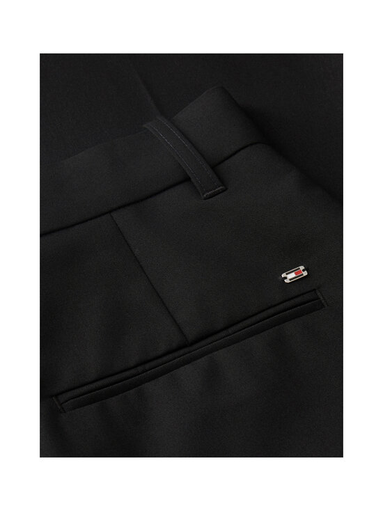 Tommy Hilfiger - Viscose Blend Straight -housut - BDS BLACK | Stockmann - photo 4