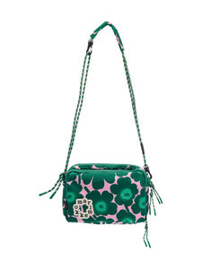 Marimekko - Kavari Mini Unikko Shoulder -laukku - 360 DARK GREEN, PINK, GREEN | Stockmann