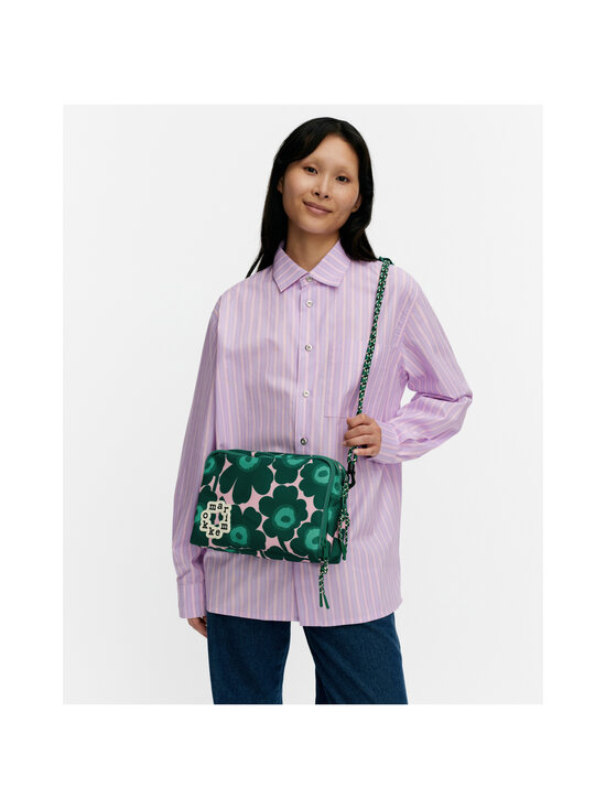 Marimekko - Kavari Mini Unikko Shoulder -laukku - 360 DARK GREEN, PINK, GREEN | Stockmann - photo 4