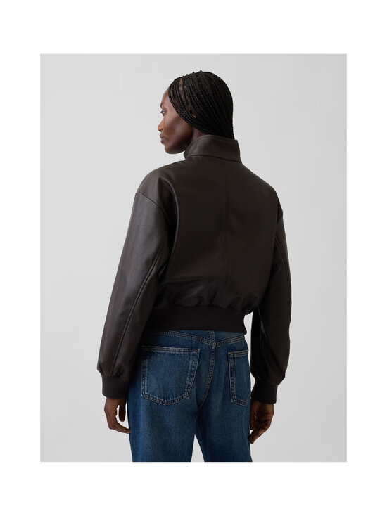GAP - Vegan Leather Bomber -takki - DARK BROWN 1 | Stockmann - photo 3