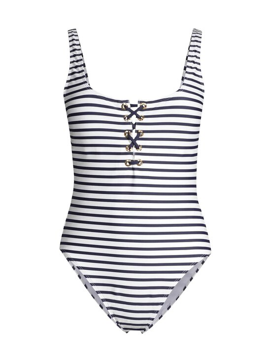 Lauren Ralph Lauren - Ujumistrikoo Luxe Stripe Laced Tank - NAVY AND WHITE - photo 1 Lauren Ralph Lauren - Ujumistrikoo Luxe Stripe Laced Tank - NAVY AND WHITE | Stockmann - photo 1