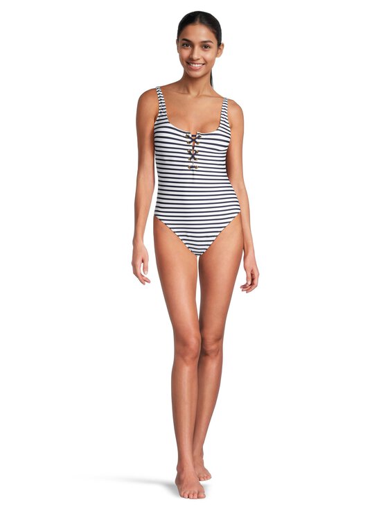Lauren Ralph Lauren - Ujumistrikoo Luxe Stripe Laced Tank - NAVY AND WHITE - photo 2 Lauren Ralph Lauren - Ujumistrikoo Luxe Stripe Laced Tank - NAVY AND WHITE | Stockmann - photo 2