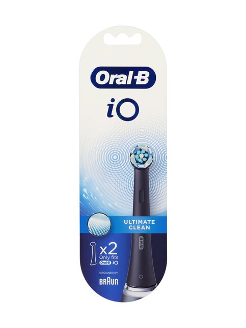 BLACK Oral-B Oral-B IO Ultimate Clean -vaihtoharja 2 Kpl |7 X 2 X 23 Cm ...