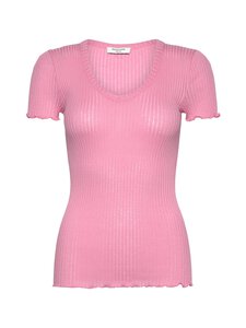 Rosemunde - RWBelize V-Neck - silkki-puuvillapaita - 045 SEA PINK | Stockmann