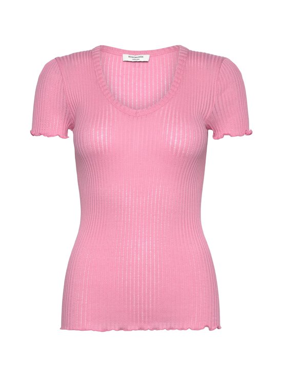 Rosemunde - RWBelize V-Neck - silkki-puuvillapaita - 045 SEA PINK | Stockmann - photo 1