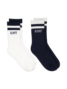 GANT - Sriped Sport -sukat 2-pack - 433 EVENING BLUE | Stockmann