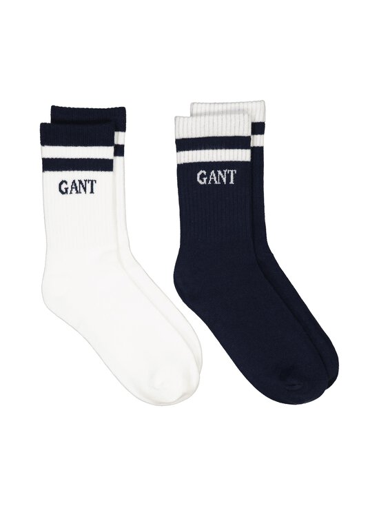 GANT - Sriped Sport -sukat 2-pack - 433 EVENING BLUE | Stockmann - photo 1
