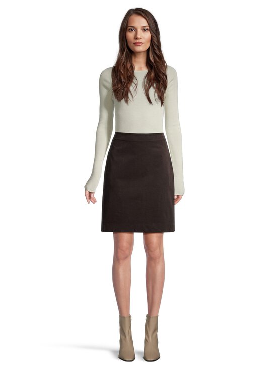 NOOM - Sydney Velvet tvila svārki - CHESTNUT BROWN | Stockmann - photo 3