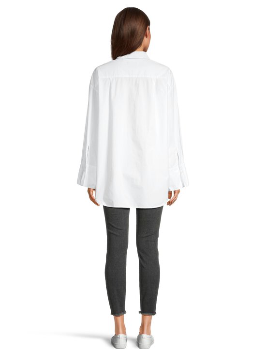 Rue de Tokyo - Sumiko Dyed Poplin blūze - WHITE - photo 3 Rue de Tokyo - Sumiko Dyed Poplin blūze - WHITE | Stockmann - photo 3
