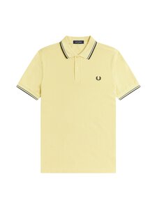 Fred Perry - Twin Tipped Slim -pikeepaita - 54A CHAMPION&APOS;S GOLD / STOCKPORT BLUE / NAVY | Stockmann
