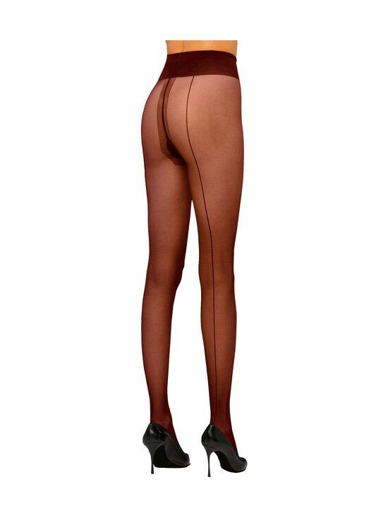 Wolford - Individual 10 Back Seam zeķubikses - 3240 MIDNIGHT RED | Stockmann - photo 4