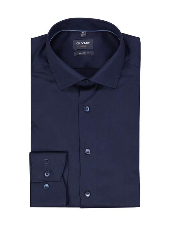Olymp - Modern Fit Satin krekls ar apkakli - 08 KOBALT - photo 1 Olymp - Modern Fit Satin krekls ar apkakli - 08 KOBALT | Stockmann - photo 1