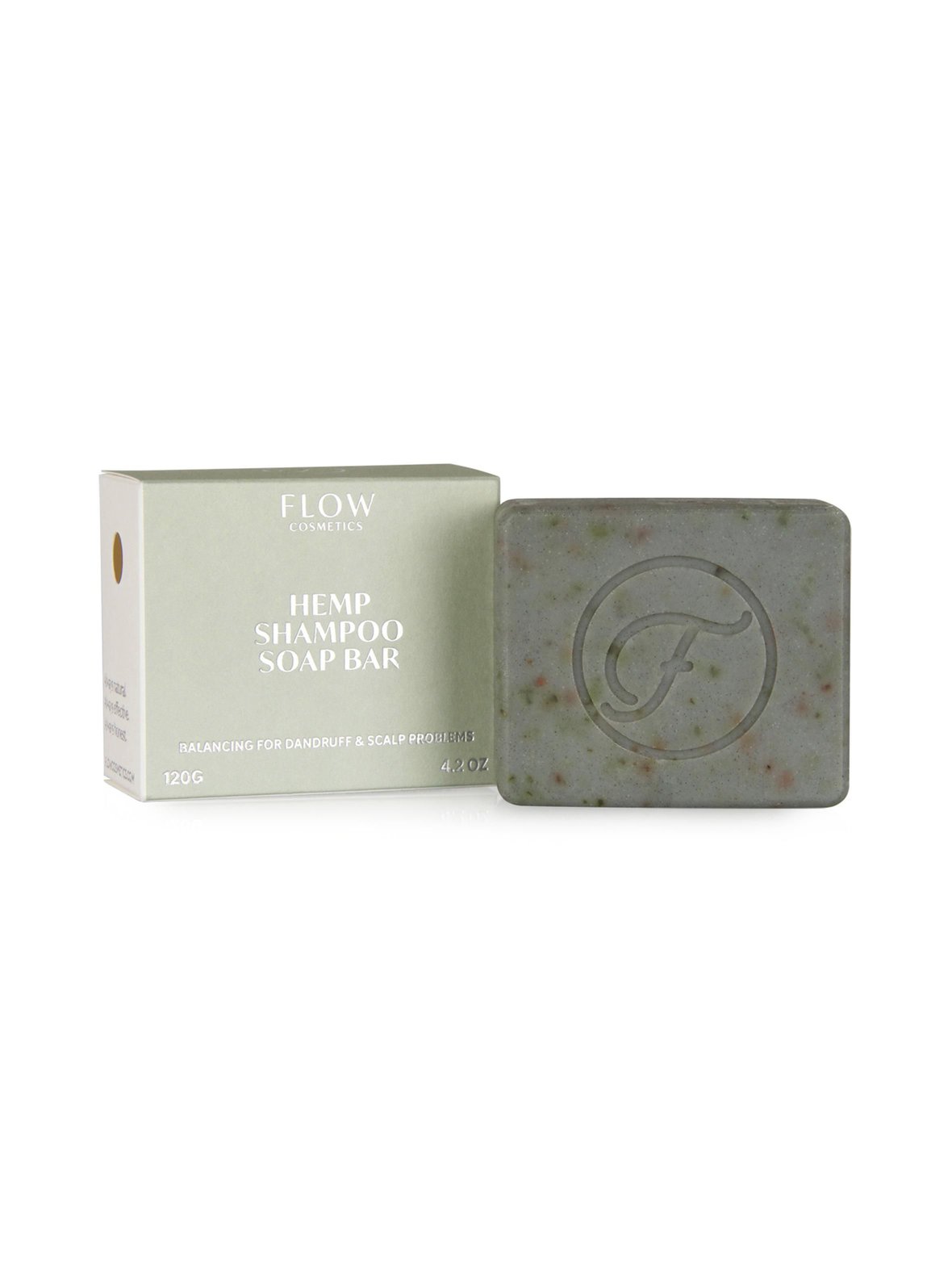 Hemp Shampoo Soap Bar - Balancing for Dandruff and Scalp Problems -hiussaippua120 g