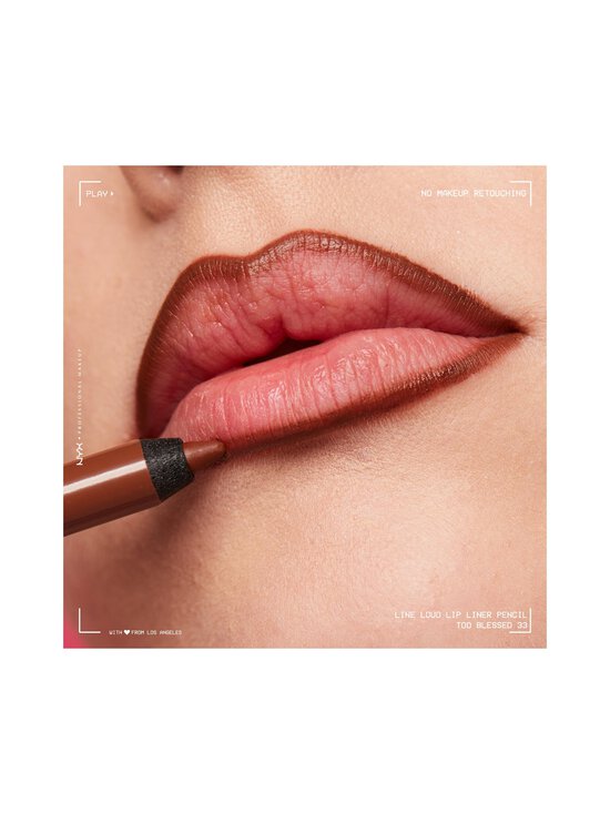 NYX Professional Makeup - Line Loud Lip Shapers lipliner -huultenrajauskynä - 33 TOO BLESSED | Stockmann - photo 6
