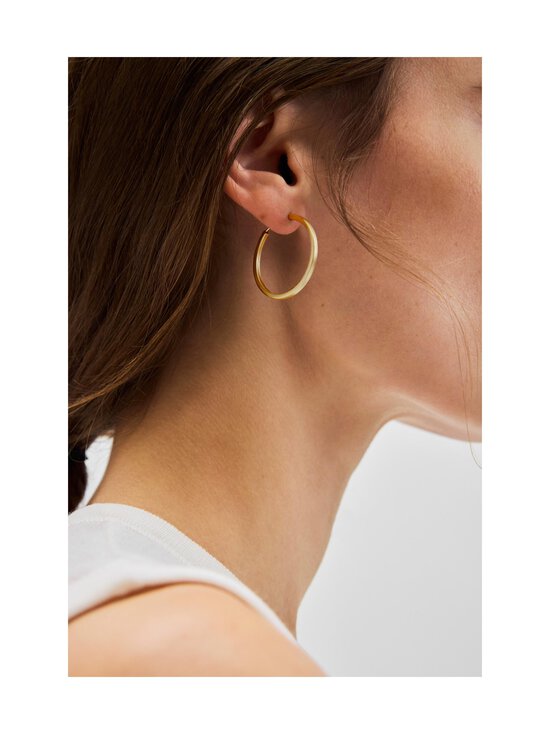 Pernille Corydon - Small Circle Line - kullatut korvakorut - BGP GOLD PLATED RECYCLED STERLING SILVER | Stockmann - photo 2