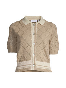 rich & royal - Button Down -neuletakki - 223 CAFFEE LATTE | Stockmann