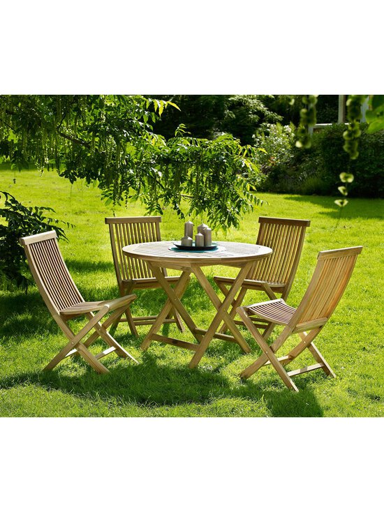 Brafab - Turin-taittopöytä tiikki ø 100 cm - BROWN | Stockmann - photo 3