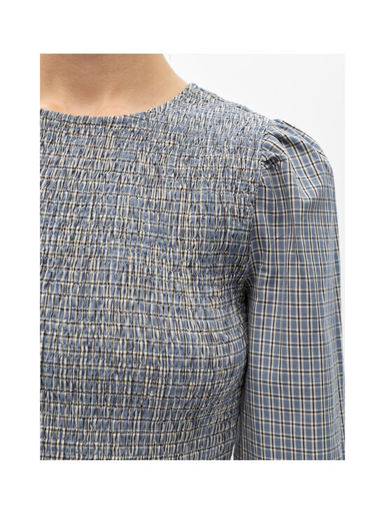 Object - Pluus ObjEmma Smock - BLUE SHADOW CHECKS:SKY CAPTAIN + BIRCH | Stockmann - photo 4