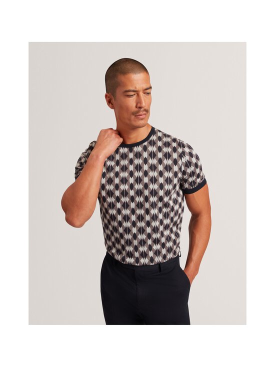 Ted Baker London - Joaa Geo Jacquard t-paita - NAVY | Stockmann - photo 2