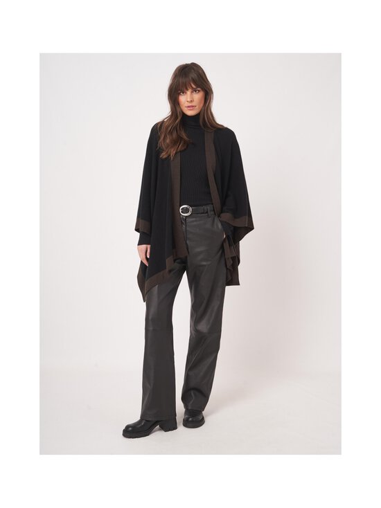 Repeat - Poncho-neule - BLACK (8459) - photo 3 Repeat - Poncho-neule - BLACK (8459) | Stockmann - photo 3