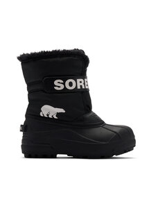 Sorel - Talvejalatsid Little Kids Snow Commander - 010 BLACK, SEA SALT | Stockmann