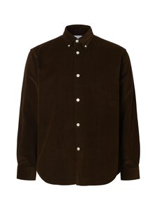 Selected - SlhRegdanni Cord krekls ar apkakli - DEMITASSE | Stockmann