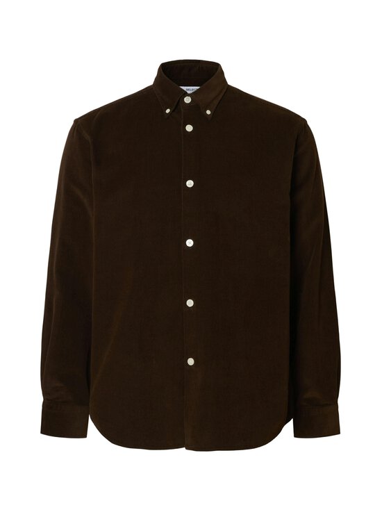 Selected - SlhRegdanni Cord krekls ar apkakli - DEMITASSE | Stockmann - photo 1