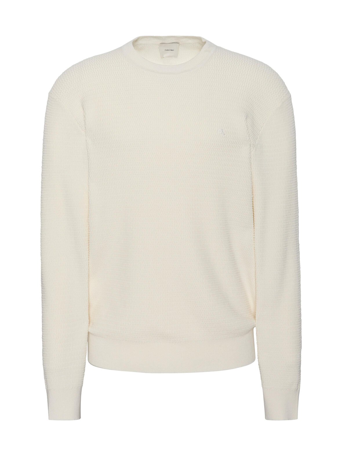 Texture Cotton Crewneck -neule