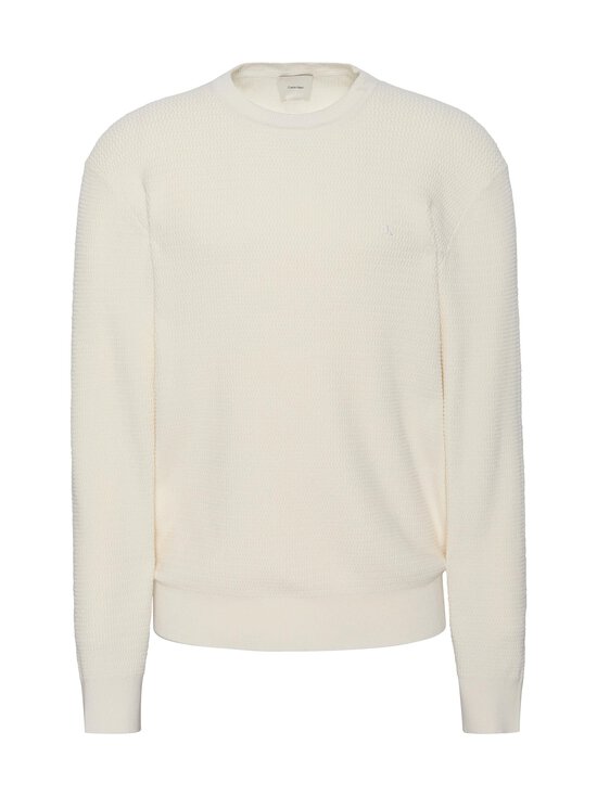 Calvin Klein Menswear - Texture Cotton Crewneck -neule - YAS TOFU - photo 1 Calvin Klein Menswear - Texture Cotton Crewneck -neule - YAS TOFU | Stockmann - photo 1