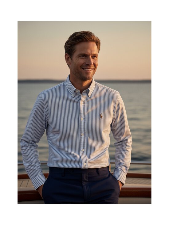 Polo Ralph Lauren - Triibuline triiksärk - 7124C WHITE BSR BLUE | Stockmann - photo 5