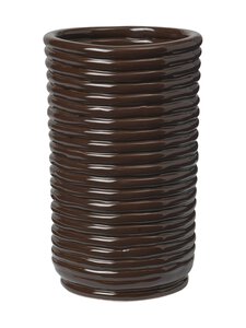 Ferm Living - Corduroy-keraaminen maljakko - CAROB BROWN Ferm Living - Corduroy-keraaminen maljakko - CAROB BROWN | Stockmann