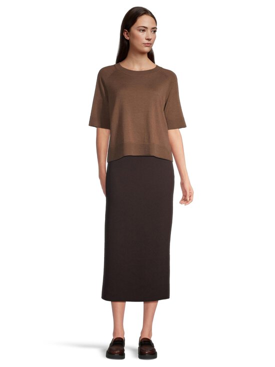 ESSENTIALS by Stockmann - Amanda-merinoneulepusero - MID BROWN MEL 265528 | Stockmann - photo 2
