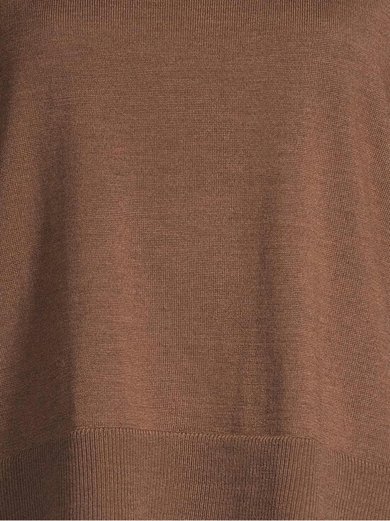 ESSENTIALS by Stockmann - Amanda-merinoneulepusero - MID BROWN MEL 265528 | Stockmann - photo 4