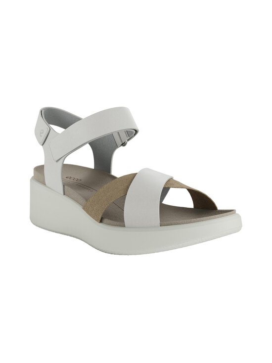 ecco - Nahast sandaalid Flowt Wedge - PURE WHITE GOLD - photo 5 ecco - Nahast sandaalid Flowt Wedge - PURE WHITE GOLD | Stockmann - photo 5