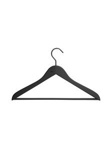 HAY - Soft Coat Hanger Slim -vaateripustin 4 kpl - MUSTA | Stockmann