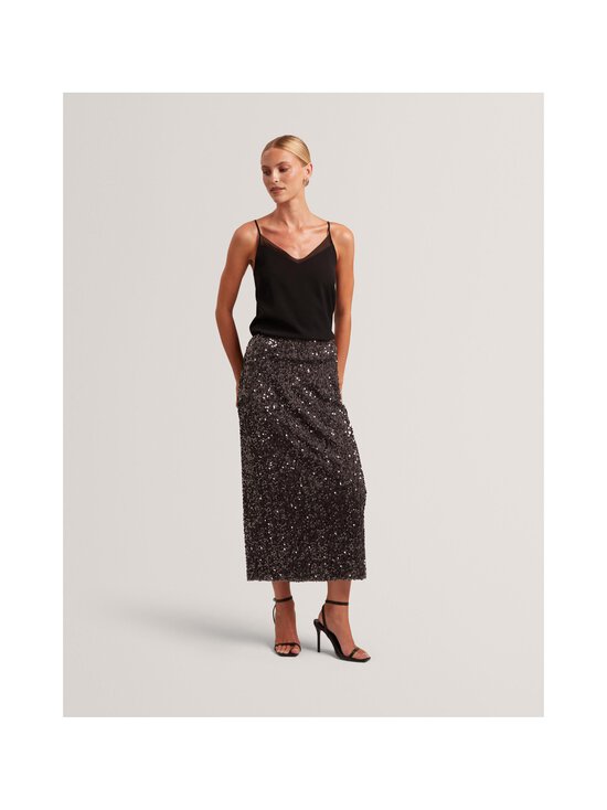 Ted Baker London - Sereni Velvet -paljettihame - DK-GREY | Stockmann - photo 2