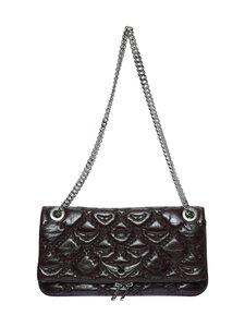 Zadig&Voltaire - Rock II Vintage Monogram -nahkalaukku - BROWNIE | Stockmann