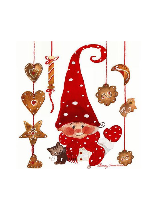 Havi - Tonttupoika salvetes 24 cm, 20 gab. - RED | Stockmann - photo 1