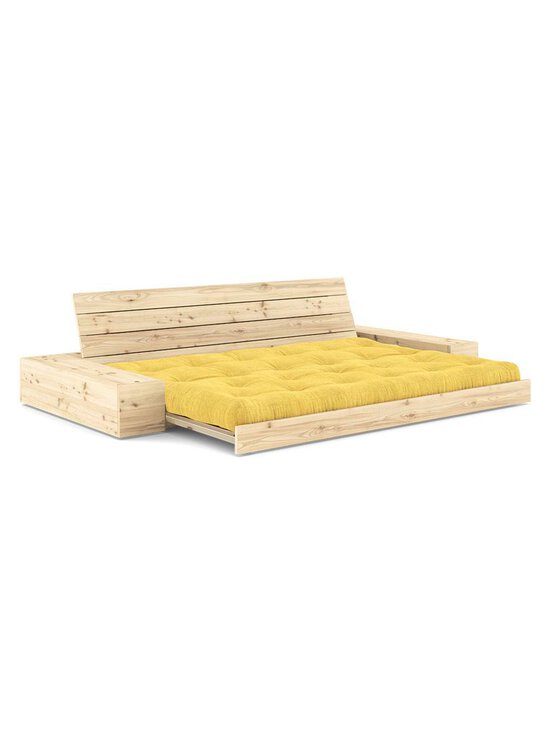 Karup - Base-futonsohva laatikoilla Corduroy-kangas honey/mänty L 244 cm - YELLOW | Stockmann - photo 2