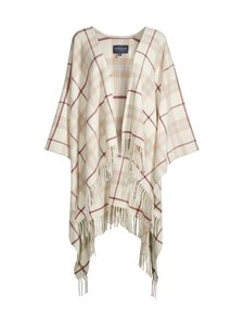 Lexington - Checked Wool-poncho - 196 OFFWHITE MULTI CHECK | Stockmann