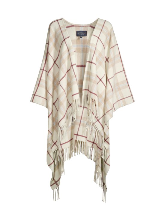 Lexington - Checked Wool-poncho - 196 OFFWHITE MULTI CHECK | Stockmann - photo 1