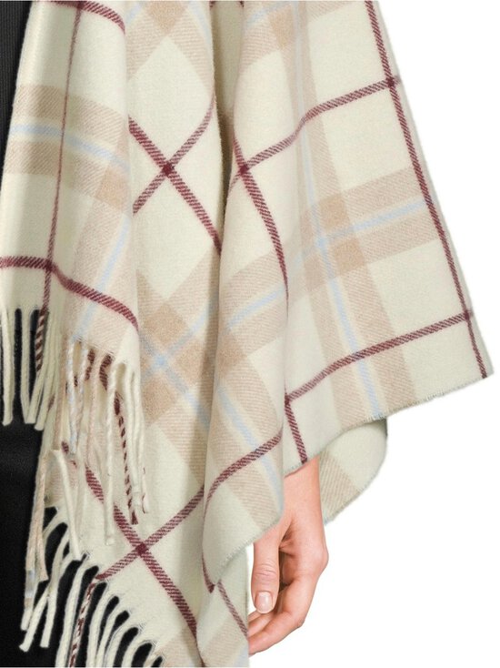 Lexington - Checked Wool-poncho - 196 OFFWHITE MULTI CHECK | Stockmann - photo 4