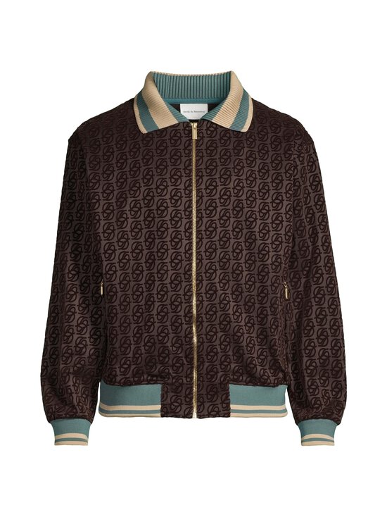 Drôle de Monsieur - La Veste Survêtement Monogramme -takki - DARK BROWN | Stockmann - photo 1