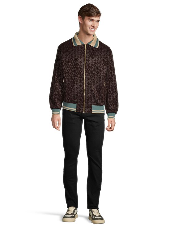 Drôle de Monsieur - La Veste Survêtement Monogramme -takki - DARK BROWN | Stockmann - photo 2