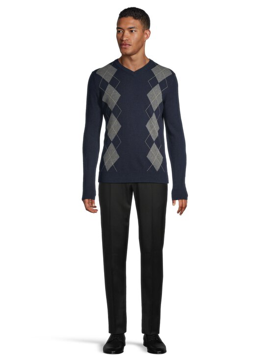 ESSENTIALS by Stockmann - Oliver Argyle -kashmirneulepaita - MIDNIGHT BLUE | Stockmann - photo 3